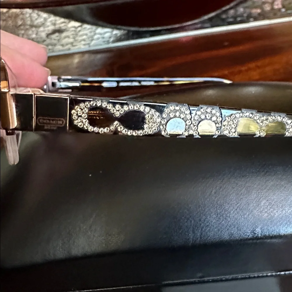 New Coach Jasmine Tortoise frames with case and cleaning cloth 52-16-135